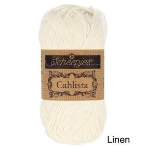 Scheepjes Cahlista Cotton yarn jet black