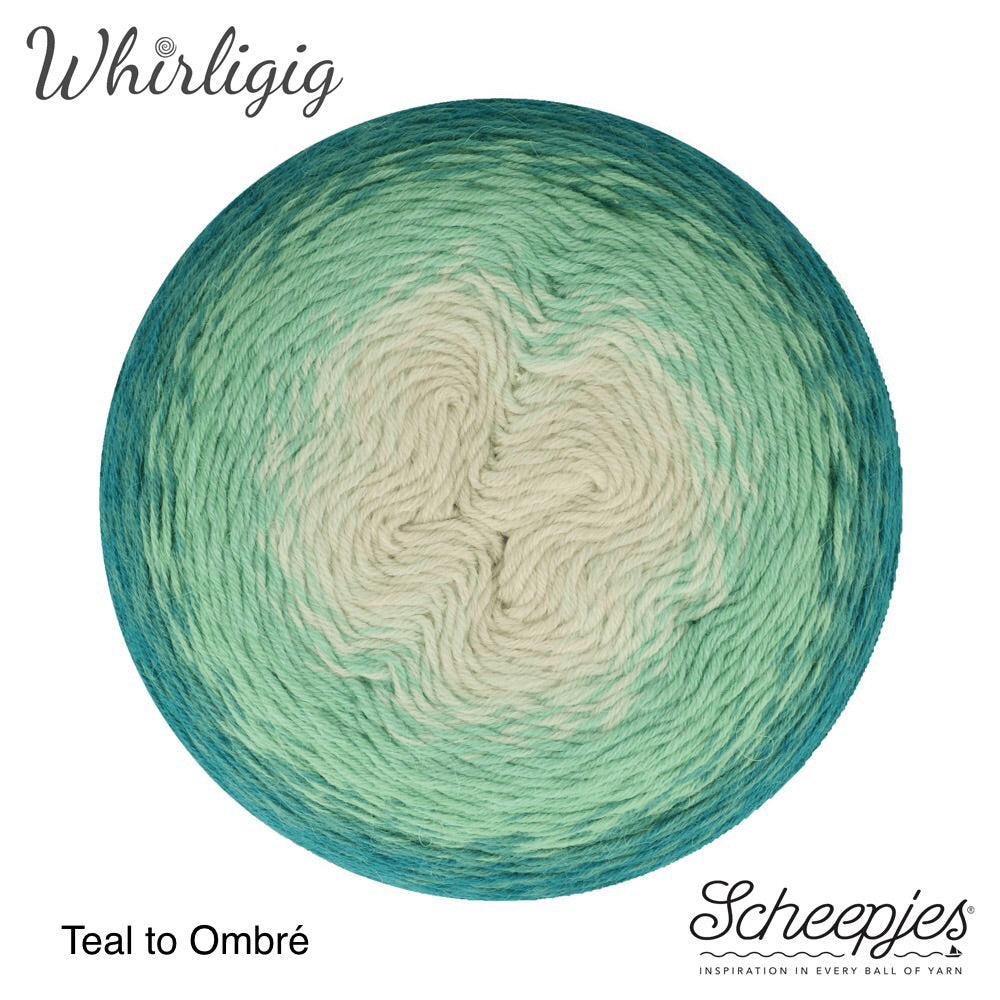 Scheepjes Whirligig Sapphire to jade, 450gr, 1000m, DK, yarn popular cake